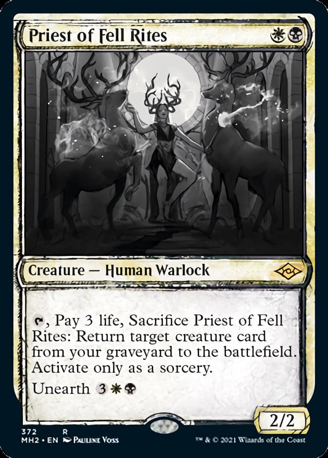 Priest of Fell Rites (Sketch) [Modern Horizons 2] | Devastation Store