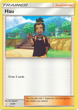 Hau (23/30) [Sun & Moon: Trainer Kit - Alolan Raichu] | Devastation Store