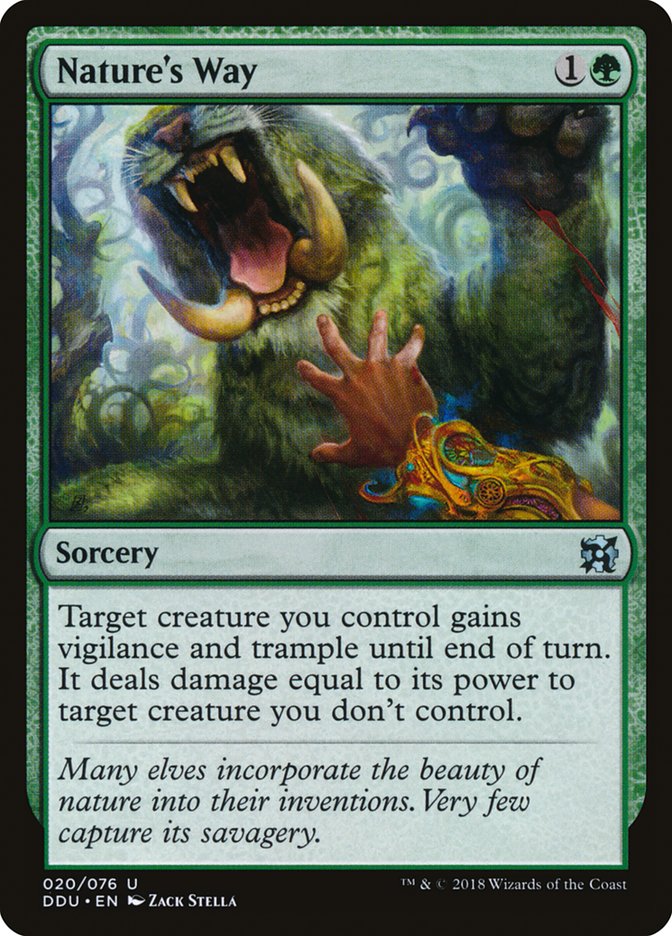 Nature's Way [Duel Decks: Elves vs. Inventors] - Devastation Store | Devastation Store