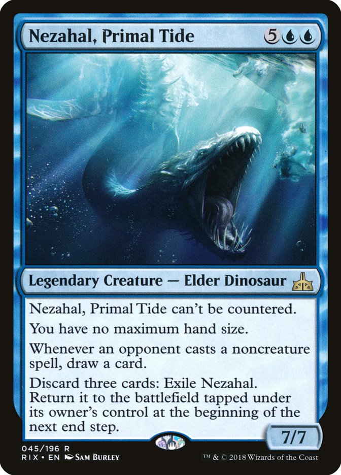 Nezahal, Primal Tide [Rivals of Ixalan] - Devastation Store | Devastation Store