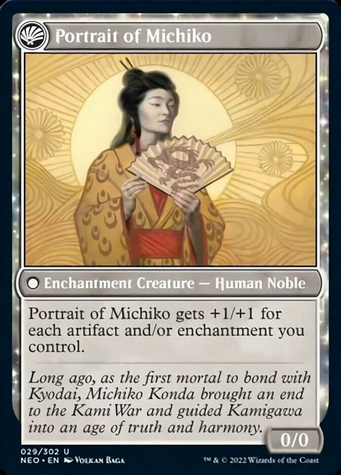 Michiko's Reign of Truth // Portrait of Michiko [Kamigawa: Neon Dynasty] | Devastation Store
