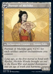 Michiko's Reign of Truth // Portrait of Michiko [Kamigawa: Neon Dynasty] | Devastation Store
