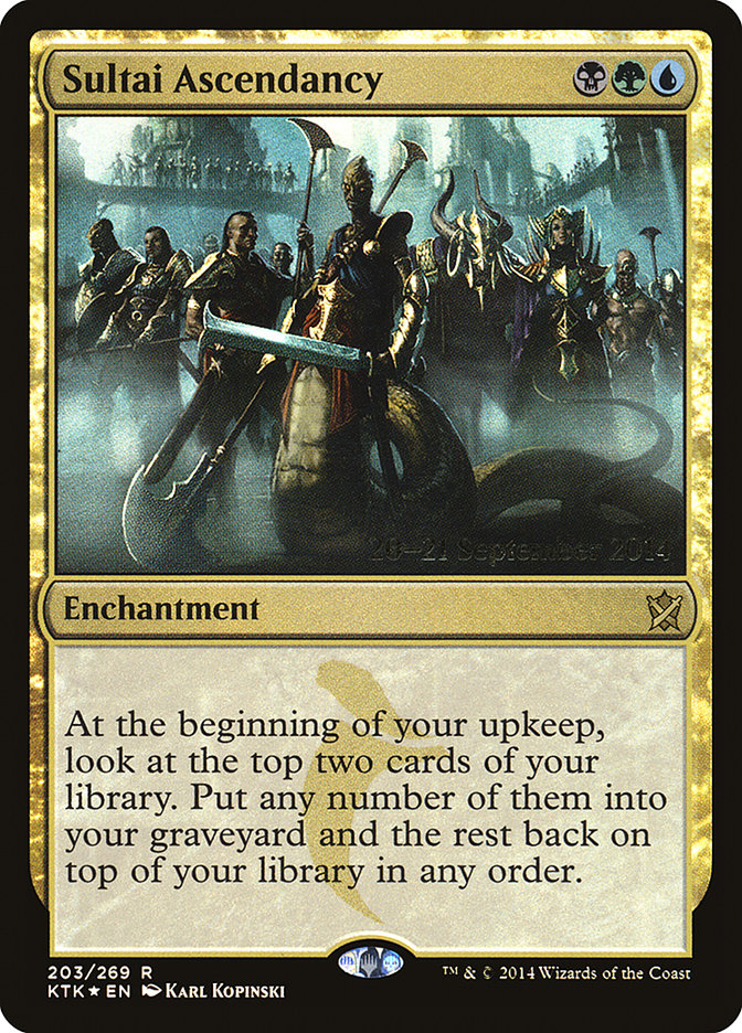 Sultai Ascendancy  [Khans of Tarkir Prerelease Promos] - Devastation Store | Devastation Store