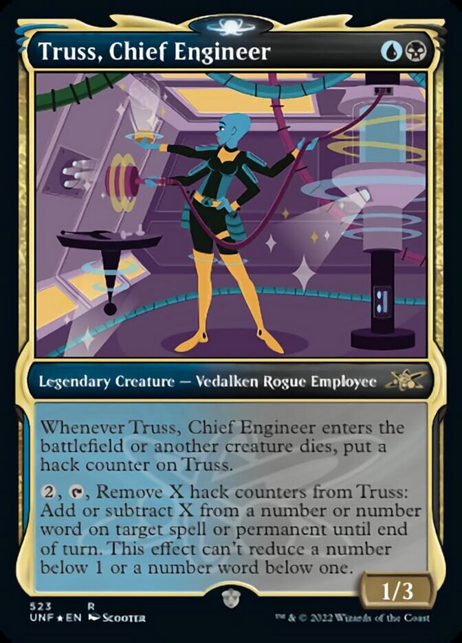 Truss, Chief Engineer (Showcase) (Galaxy Foil) [Unfinity] | Devastation Store