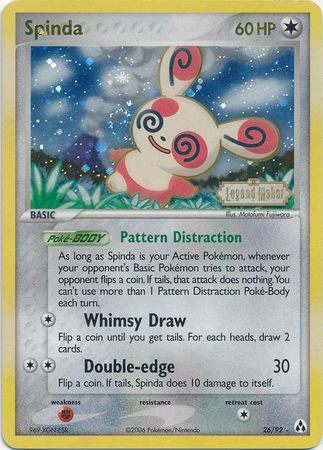 Spinda (26/92) (Stamped) [EX: Legend Maker] | Devastation Store