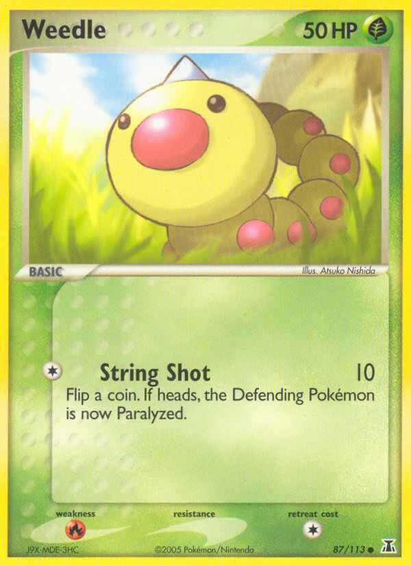 Weedle (87/113) [EX: Delta Species] | Devastation Store