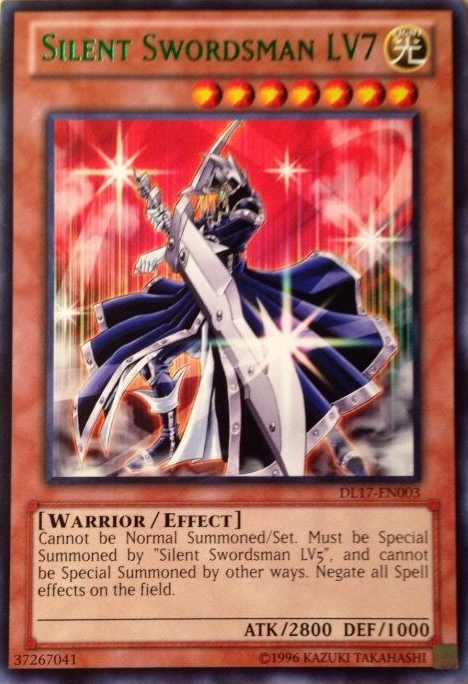 Silent Swordsman LV7 (Green) [DL17-EN003] Rare | Devastation Store