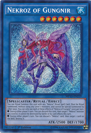 Nekroz of Gungnir [MP15-EN219] Secret Rare | Devastation Store