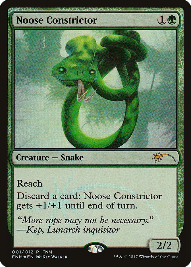 Noose Constrictor [Friday Night Magic 2017] - Devastation Store | Devastation Store