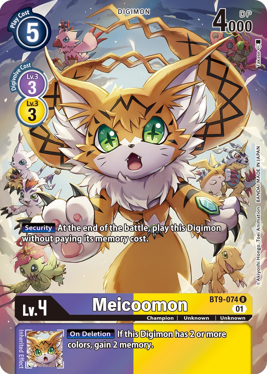 Meicoomon [BT9-074] (Alternate Art) [X Record] | Devastation Store