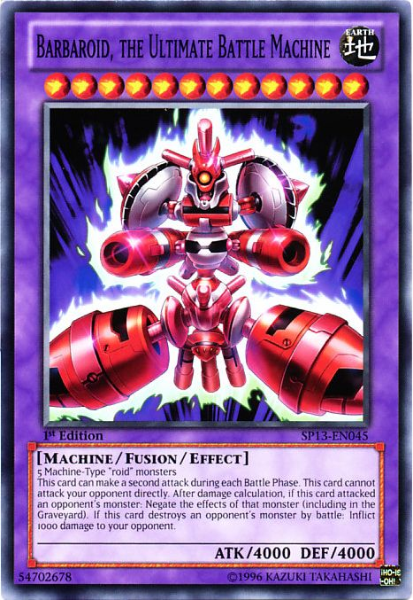 Barbaroid, the Ultimate Battle Machine [SP13-EN045] Common | Devastation Store
