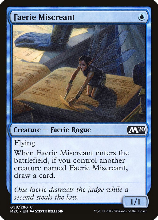 Faerie Miscreant [Core Set 2020] | Devastation Store