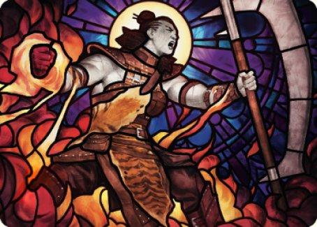 Garna, Bloodfist of Keld Art Card [Dominaria United Art Series] | Devastation Store