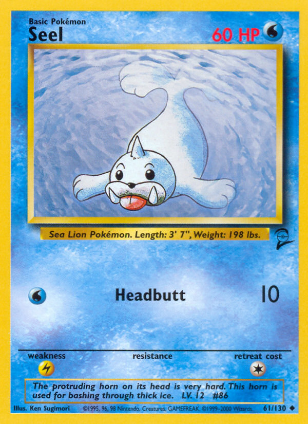 Seel (61/130) [Base Set 2] | Devastation Store