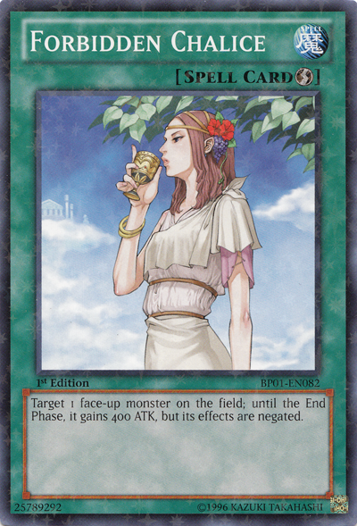 Forbidden Chalice [BP01-EN082] Starfoil Rare | Devastation Store