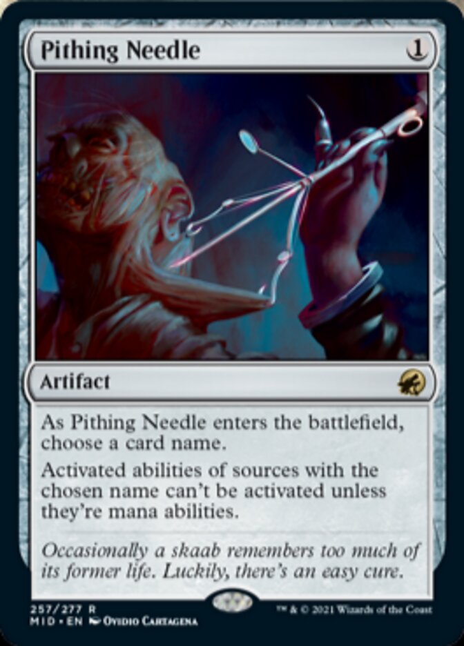 Pithing Needle [Innistrad: Midnight Hunt] | Devastation Store
