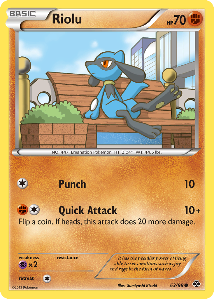 Riolu (63/99) [Black & White: Next Destinies] | Devastation Store