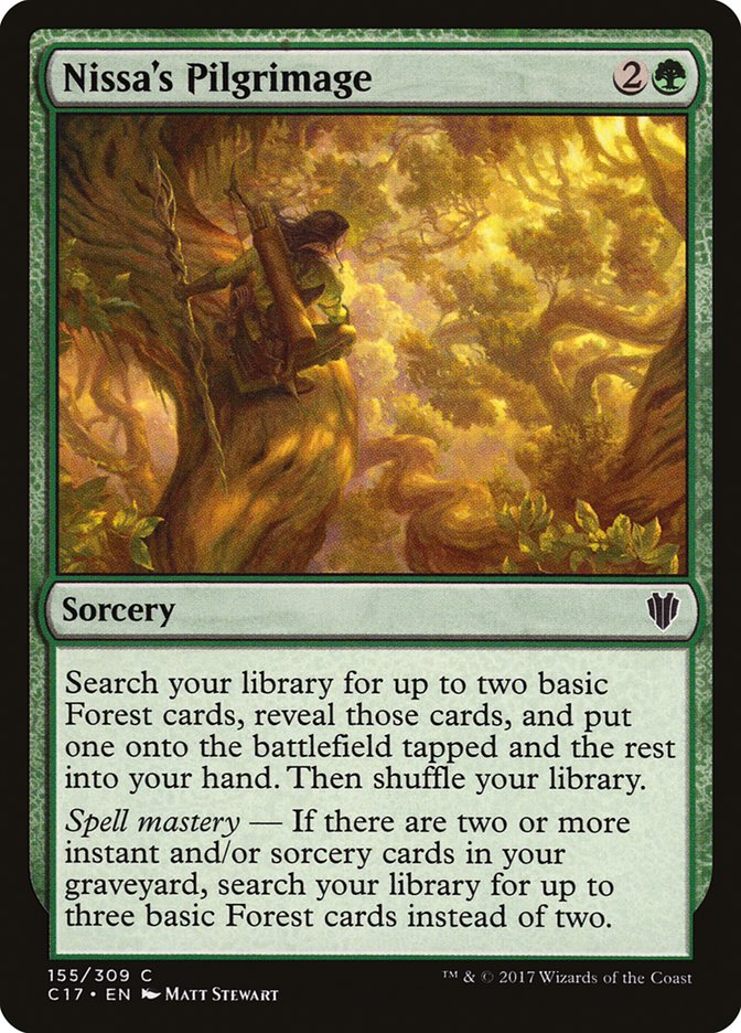 Nissa's Pilgrimage [Commander 2017] | Devastation Store