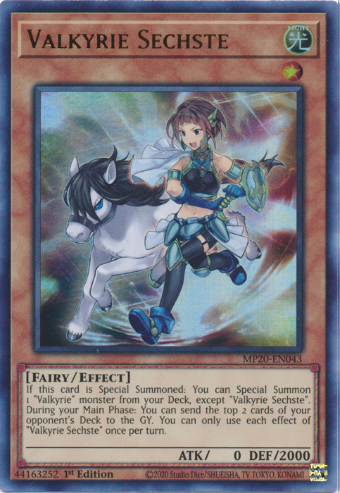 Valkyrie Sechste [MP20-EN043] Ultra Rare | Devastation Store