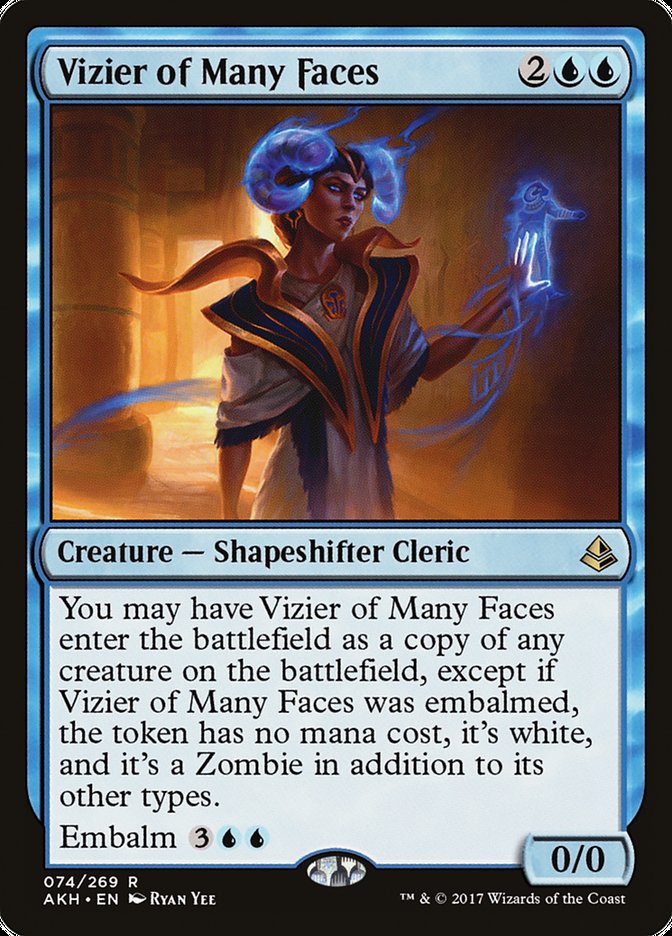 Vizier of Many Faces [Amonkhet] | Devastation Store