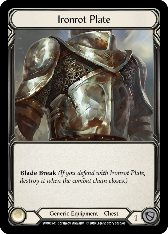 Ironrot Plate [BVO005-C] Normal - Devastation Store | Devastation Store