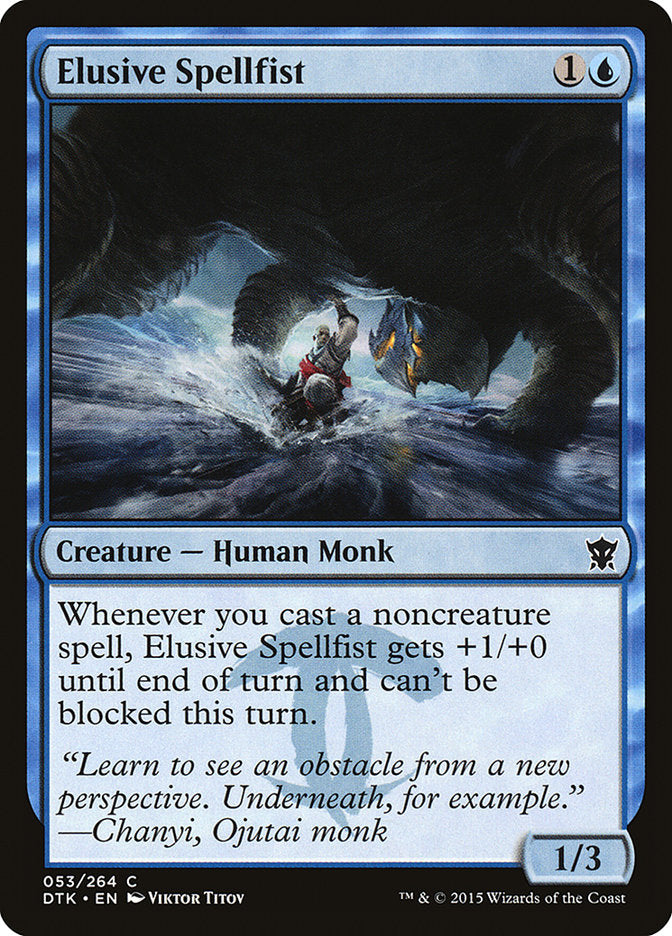 Elusive Spellfist [Dragons of Tarkir] | Devastation Store