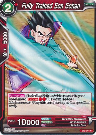 Fully Trained Son Gohan [BT2-007] | Devastation Store