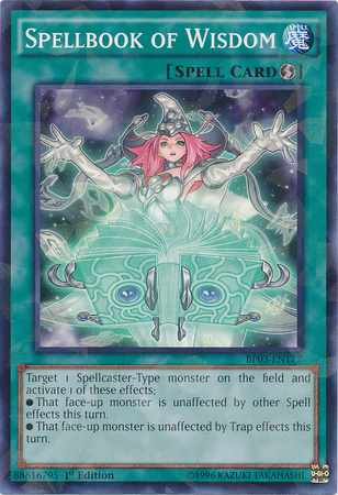 Spellbook of Wisdom [BP03-EN177] Shatterfoil Rare | Devastation Store