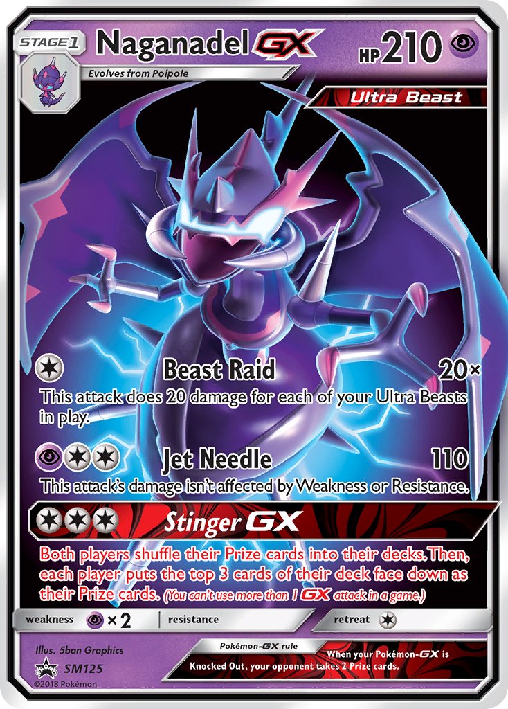 Naganadel GX (SM125) [Sun & Moon: Black Star Promos] | Devastation Store