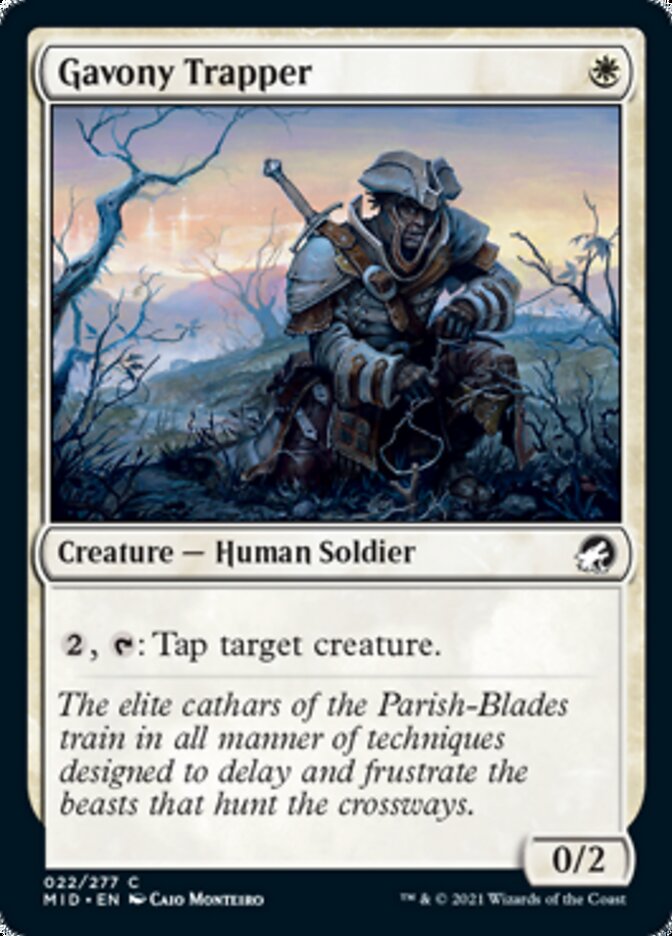 Gavony Trapper [Innistrad: Midnight Hunt] | Devastation Store