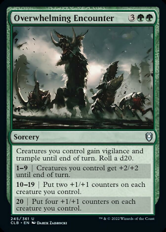 Overwhelming Encounter [Commander Legends: Battle for Baldur's Gate] | Devastation Store