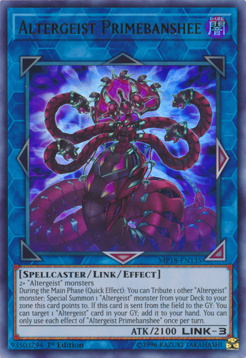 Altergeist Primebanshee [MP18-EN135] Ultra Rare | Devastation Store