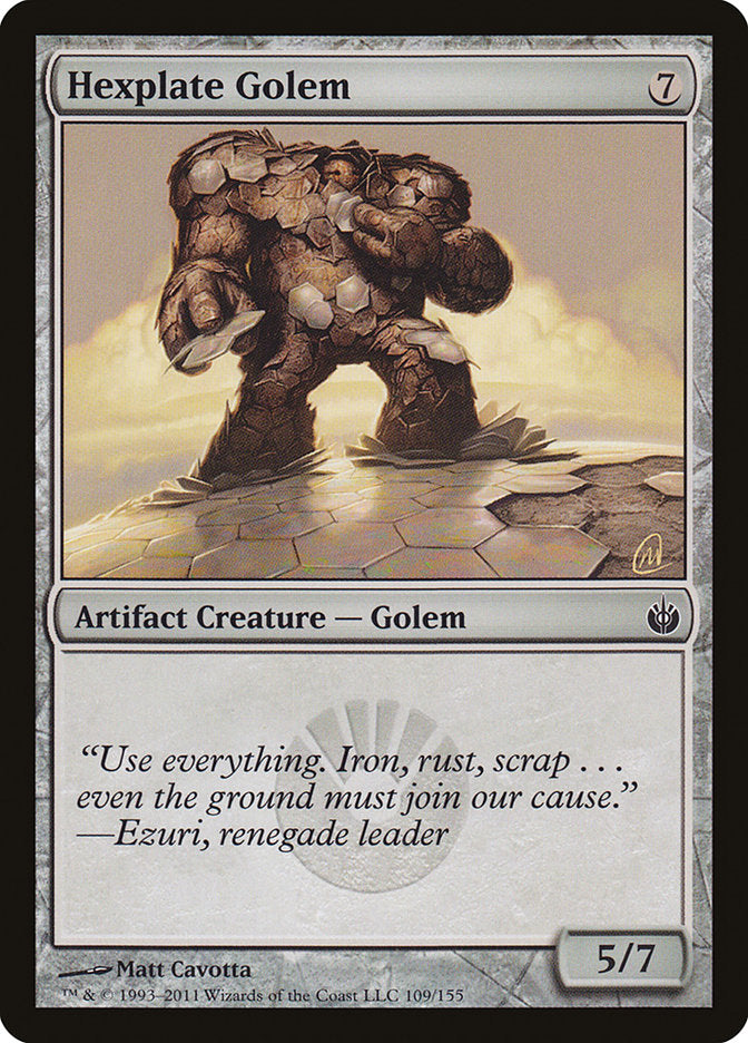 Hexplate Golem [Mirrodin Besieged] - Devastation Store | Devastation Store