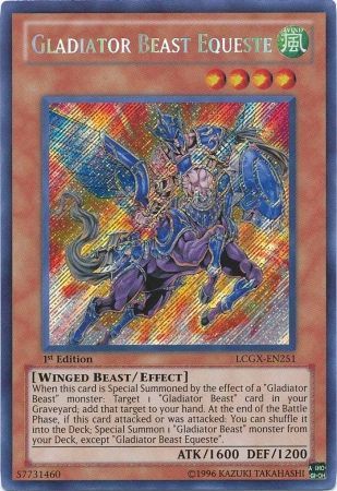 Gladiator Beast Equeste [LCGX-EN251] Secret Rare | Devastation Store