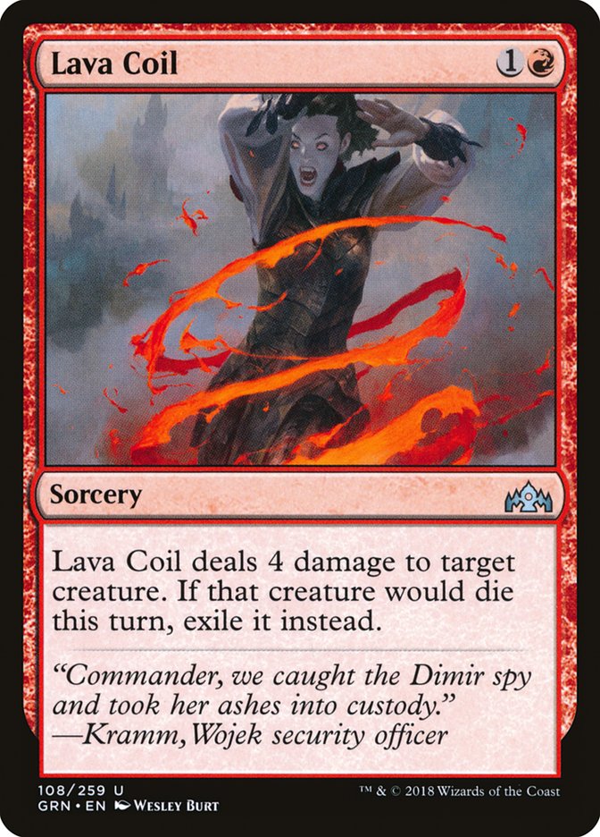 Lava Coil [Guilds of Ravnica] | Devastation Store