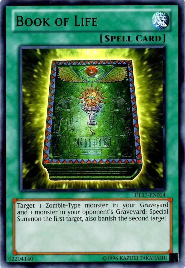 Book of Life (Green) [DL17-EN014] Rare | Devastation Store
