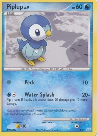 Piplup (5/12) [Diamond & Pearl: Trainer Kit - Manaphy] | Devastation Store