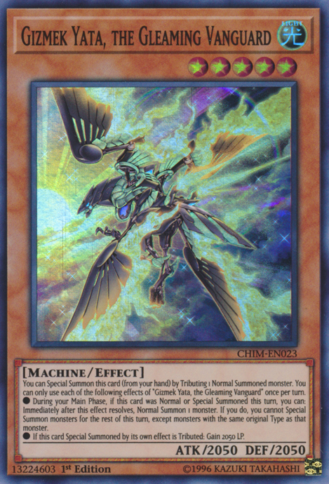 Gizmek Yata, the Gleaming Vanguard [CHIM-EN023] Super Rare | Devastation Store
