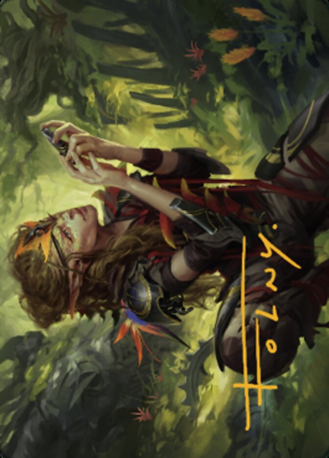 Meria, Scholar of Antiquity Art Card (Gold-Stamped Signature) [Dominaria United Art Series] | Devastation Store