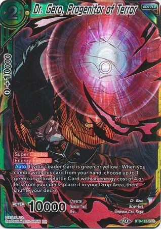 Dr. Gero, Progenitor of Terror (SPR) [BT9-115] | Devastation Store