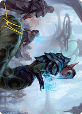 Lonis, Cryptozoologist Art Card (Gold-Stamped Signature) [Modern Horizons 2 Art Series] | Devastation Store