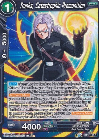 Trunks, Catastrophic Premonition [BT12-135] | Devastation Store