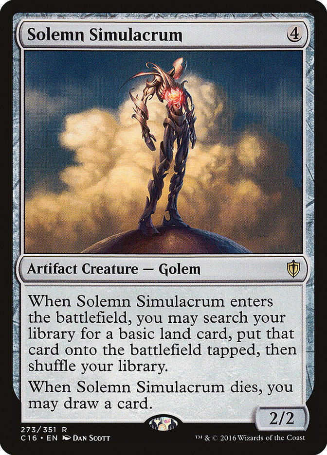 Solemn Simulacrum [Commander 2016] | Devastation Store
