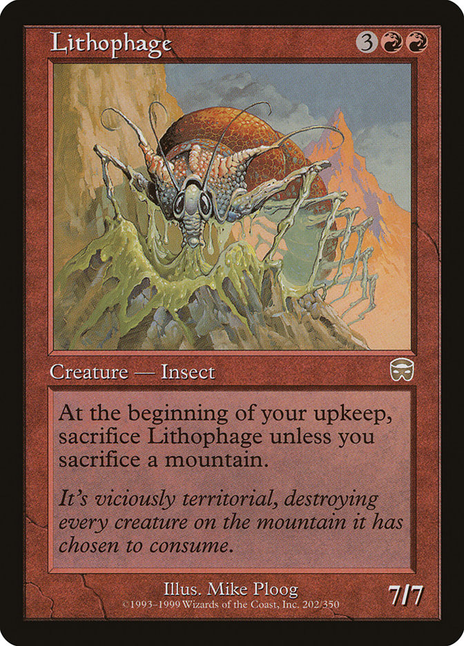 Lithophage [Mercadian Masques] | Devastation Store