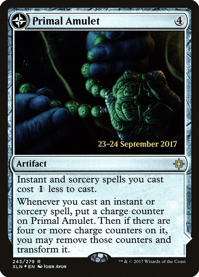 Primal Amulet // Primal Wellspring  [Ixalan Prerelease Promos] - Devastation Store | Devastation Store