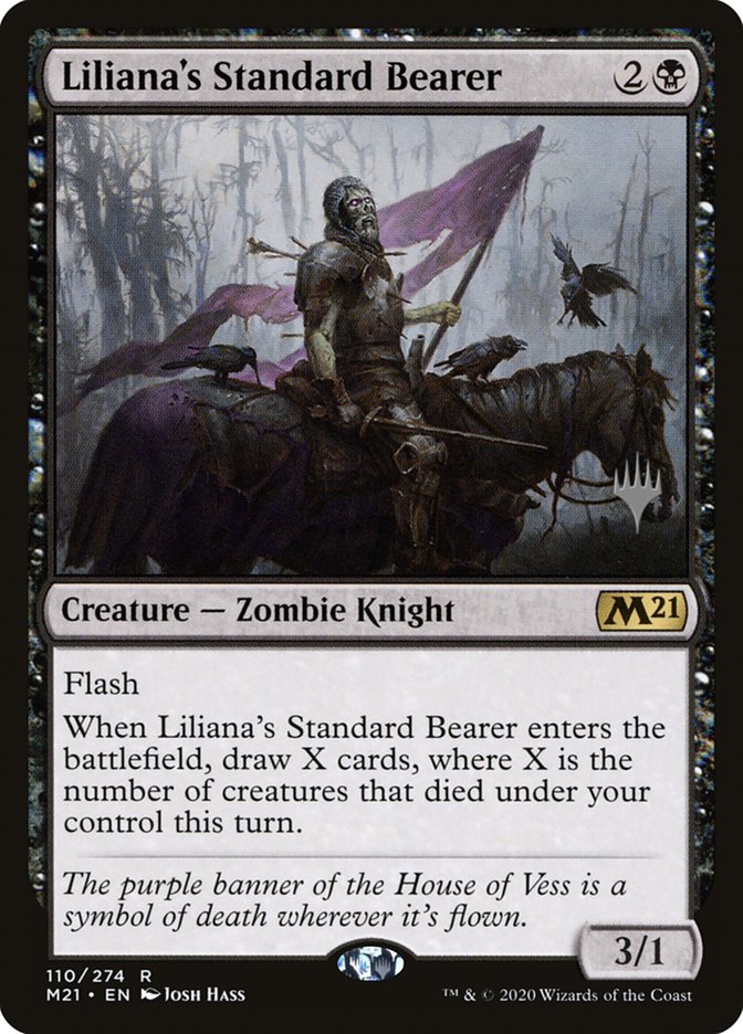 Liliana's Standard Bearer (Promo Pack) [Core Set 2021 Promos] | Devastation Store