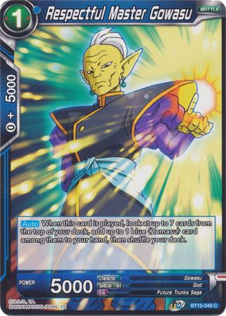 Respectful Master Gowasu (BT10-049) [Rise of the Unison Warrior 2nd Edition] | Devastation Store