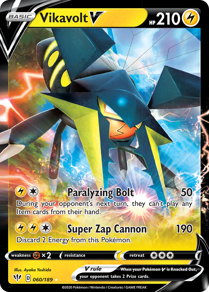 Vikavolt V (060/189) [Sword & Shield: Darkness Ablaze] | Devastation Store