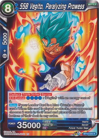 SSB Vegito, Paralyzing Prowess [BT10-045] | Devastation Store