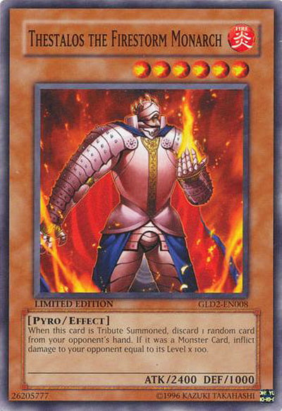 Thestalos the Firestorm Monarch [GLD2-EN008] Common | Devastation Store